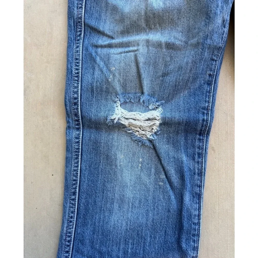 American Eagle Boy Fit Jeans Size 8 Reg Low Rise Bootcut Y2K Style
